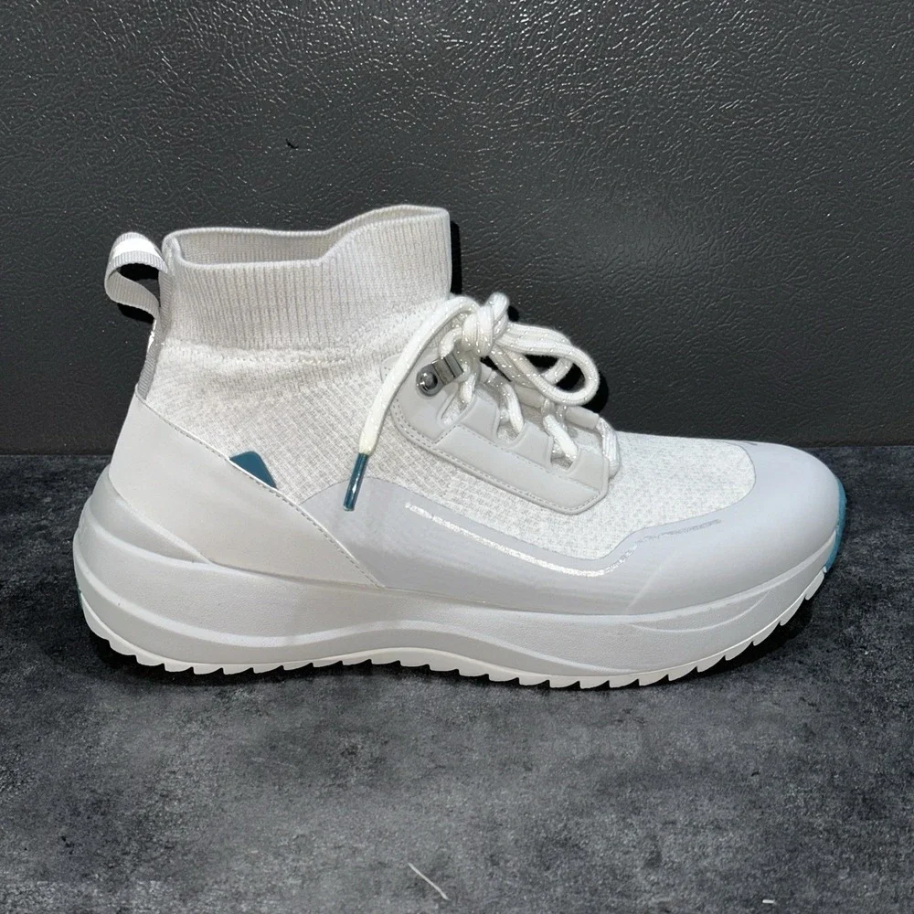 Vessi Cloudburst High Top Womens Size 9 Waterproof Sneakers Hiking Frost White - Picture 5 of 11
